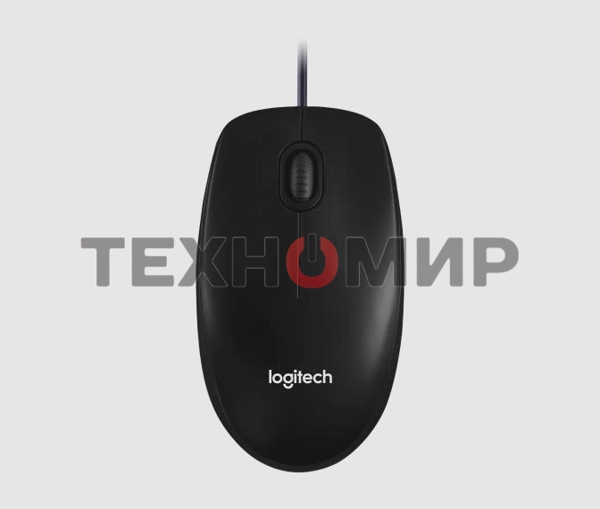 Мышь проводная Logitech M90 черный/серый, 1000 dpi, USB, кнопки - 3