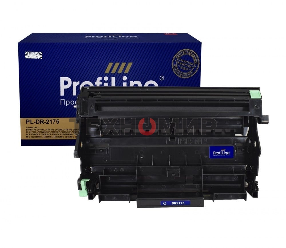 Драм-картридж ProfiLine PL-DR-2175 для принтеров Brother HL-2140/2142/2150N/2170W/DCP-7030/7040/7045/MFC-7320/7360 12000 копий