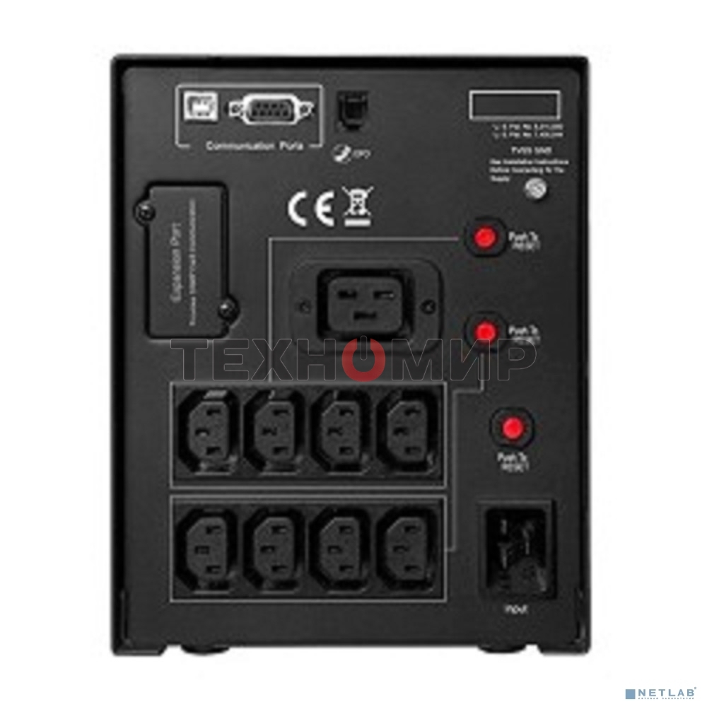 Источник бесперебойного питания CyberPower PR2200ELCDSL 2200VA/1980W USB/RJ11/45 (9 IEC)