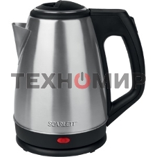 Чайник электрический Scarlett SC-EK21S25 1.5 л, 1350 Вт, серебристый (корпус: нержавеющая сталь)