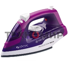 Утюг Centek CT-2348 фиолетовый, 1600 Вт, 20 г/мин, 80 г/мин, 200 мл