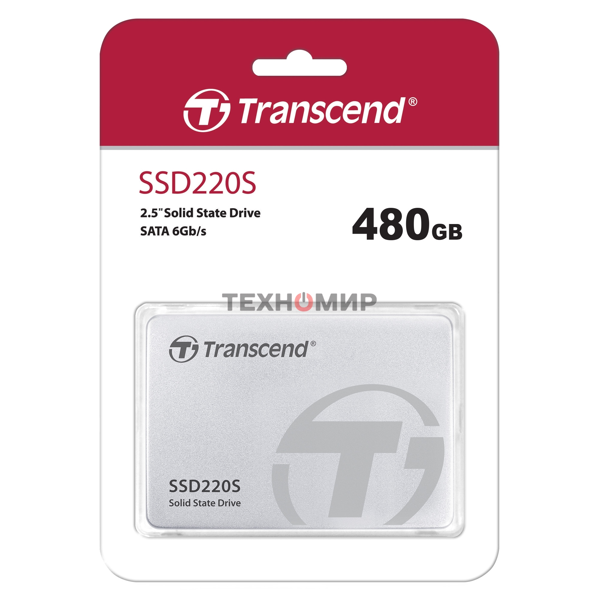 Накопитель SSD Transcend 220S, 480GB, 2.5