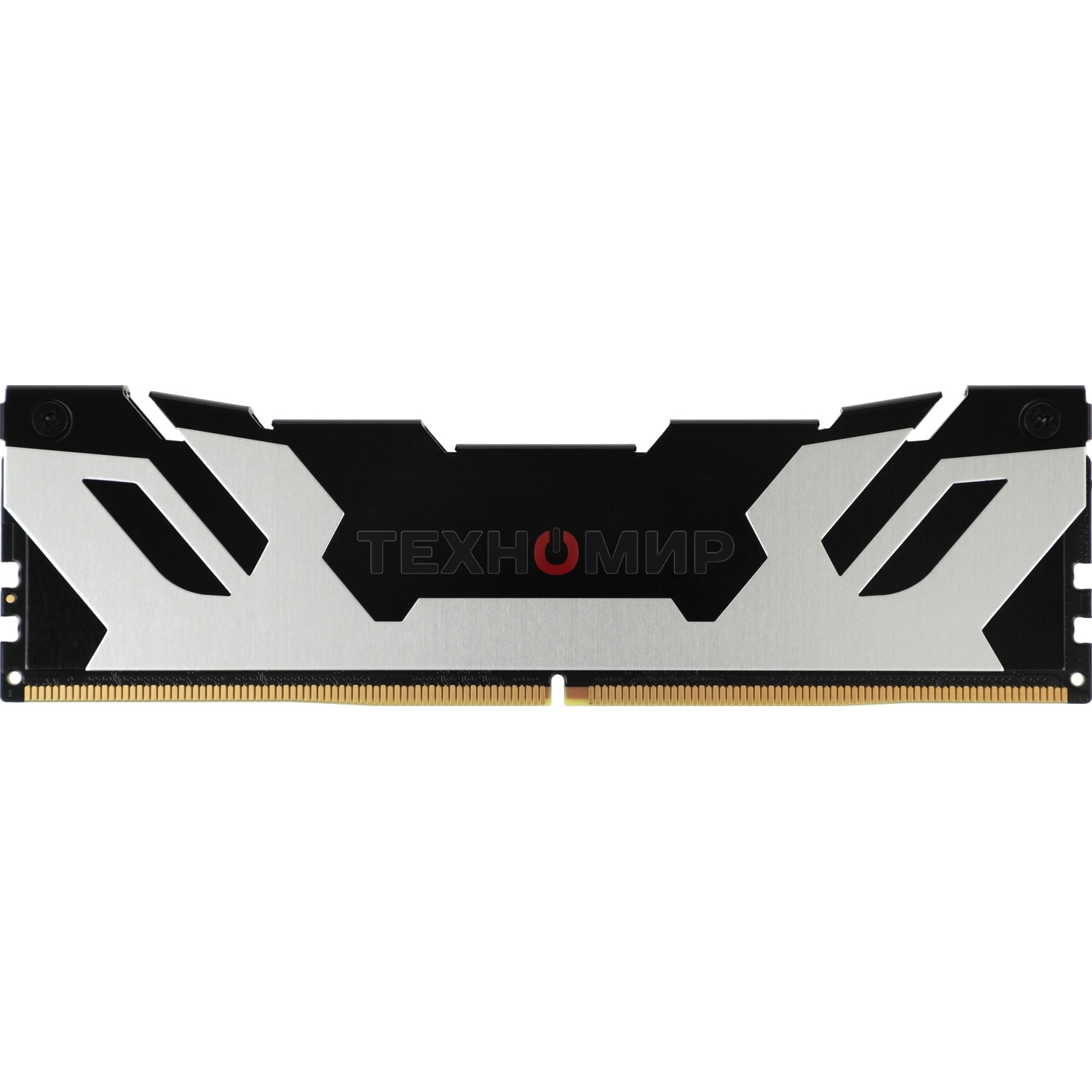 Оперативная память Kingston Fury Renegade, DDR5, 32Gb (1x32GB), 6400MHz, CL32, DIMM, радиатор, серебристый/черный