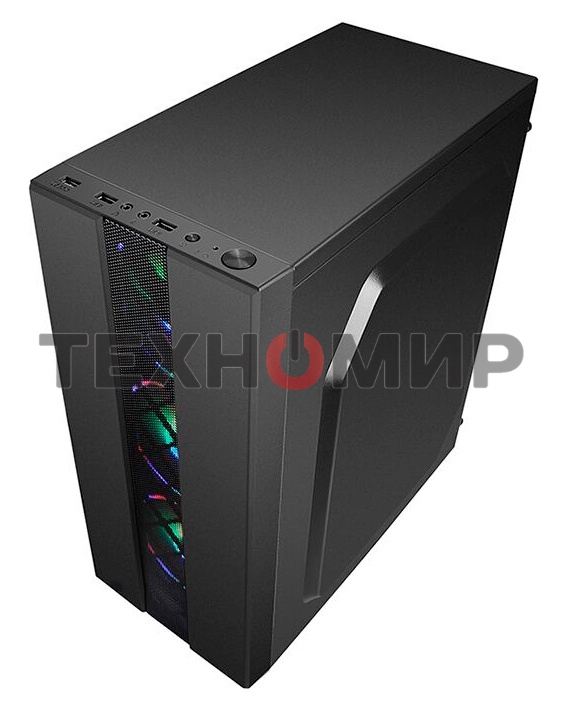 Компьютерный корпус Accord ACC-CL290B черный без БП ATX 2xUSB2.0 1xUSB3.0 audio
