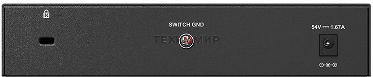 Коммутатор Unmanaged Switch with 8 10/100/1000Base-T ports (4 PoE ports 802.3af/802.3at (30 W), PoE Budget 68).8K Mac address, Auto-sensing, 802.3x Flow Control, Stand-alone, Auto MDI/MDI-X for each port, D-link Green technology, Metal case.Manual + Exter