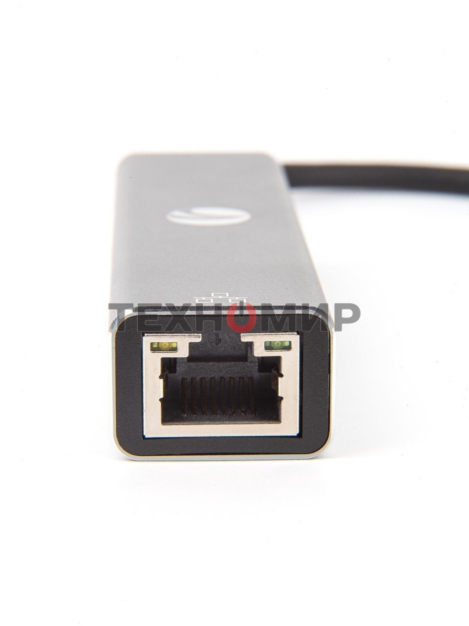USB-концентратор USB 3.1 Type-Cm --> RJ-45+3port USB3.0(f) Aluminum Shell VCOM DH311A