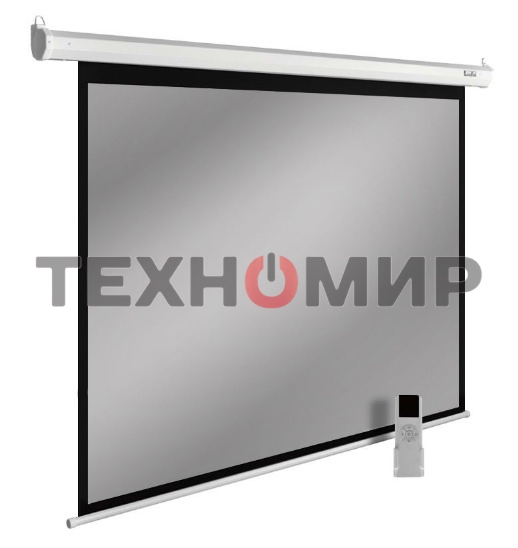 Экран Cactus 150x200 см SIlverMotoExpert CS-PSSME-200X150-DG 4:3 настенно-потолочный рулонный темно-серый (моторизованный привод)