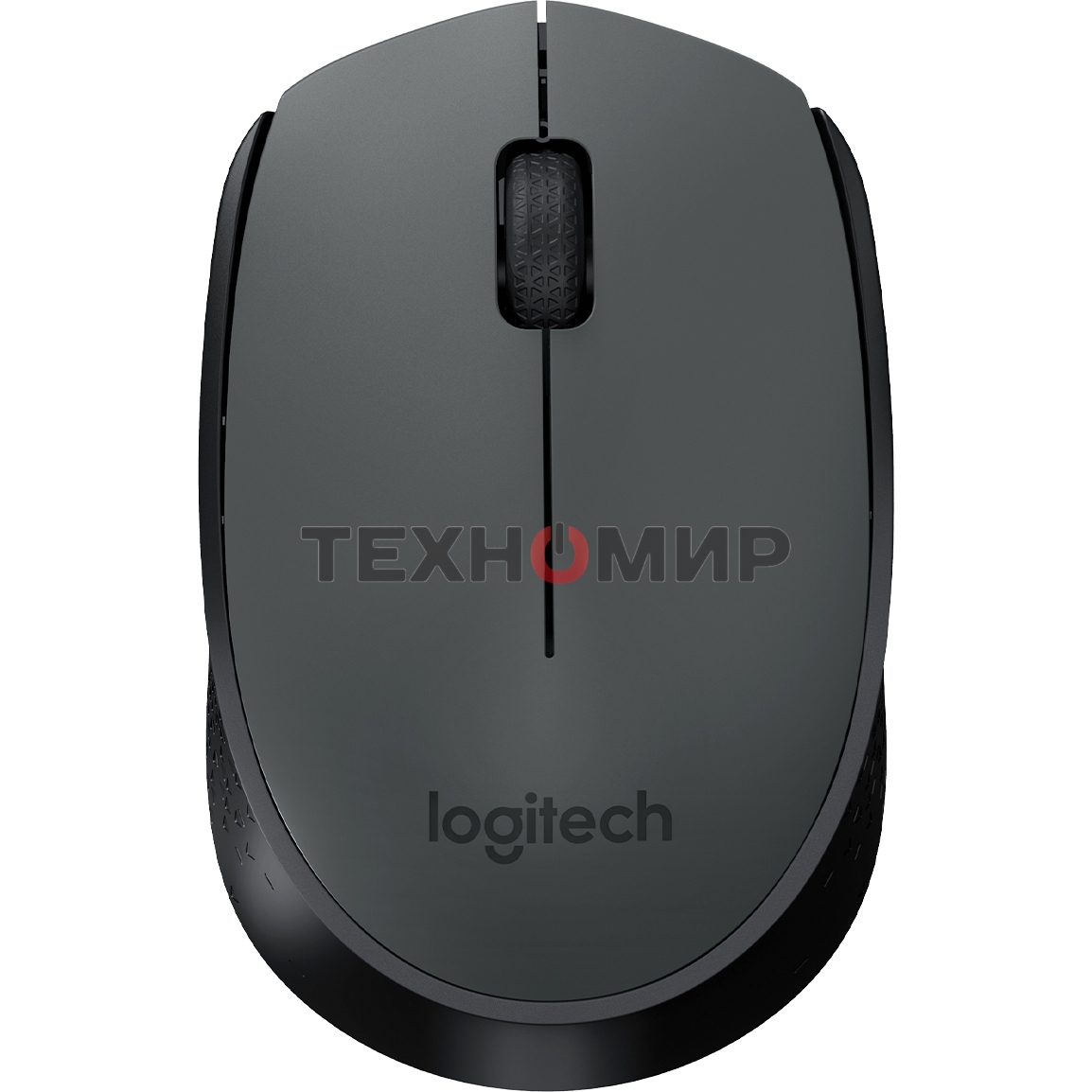 Мышь беспроводная Logitech M170 черный/темно-серый, 1000 dpi, радиоканал, USB, кнопки - 3