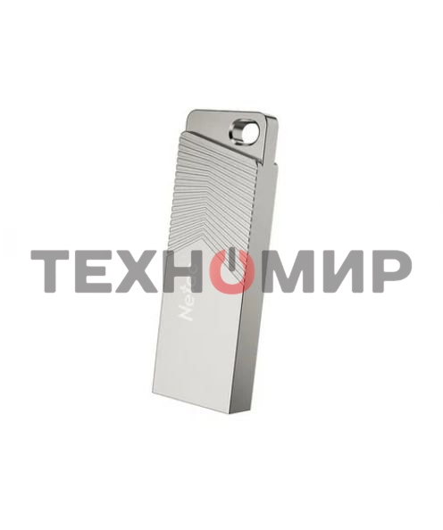 Флешка USB Netac UM1 (NT03UM1N-064G-32PN), 64Gb, USB 3.2, R/W 150/45, серебристый