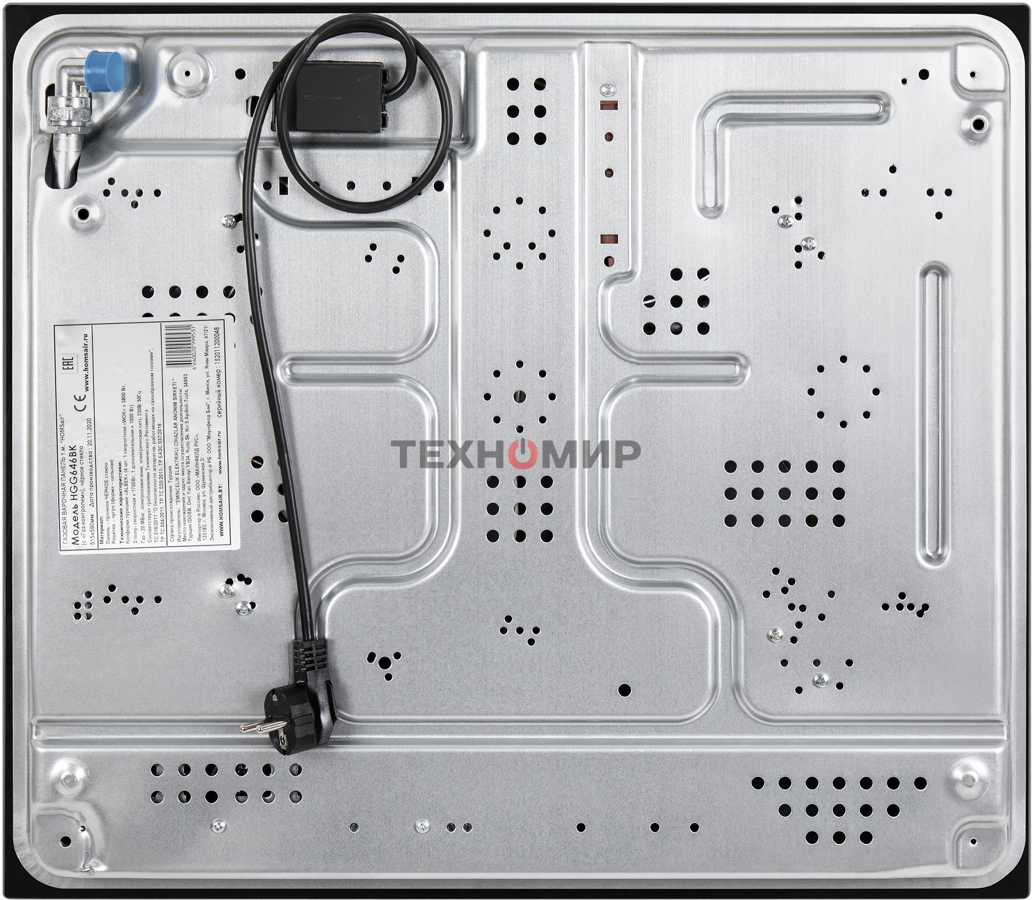 Газовая варочная панель HOMSair HGG646BK