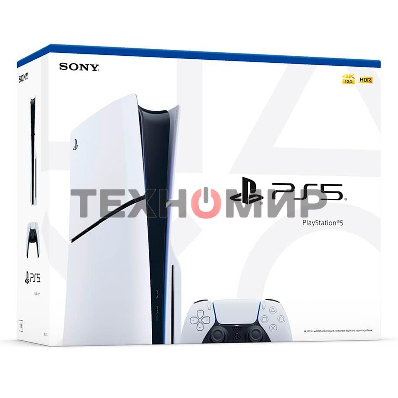 Игровая консоль Sony PlayStation 5 Slim Blue-Ray 1Tb белый (cfi-2016A) (Корея)
