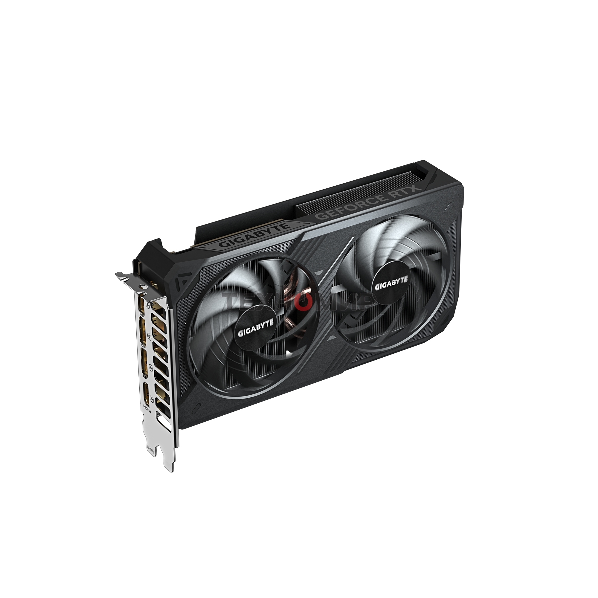 Видеокарта Gigabyte GeForce RTX 5060Ti Windforce, NVIDIA RTX 5060 Ti, 16G GDDR7, 128 бит, PCI-e 5.0, 1xHDMI, 3xDP, 2572 МГц