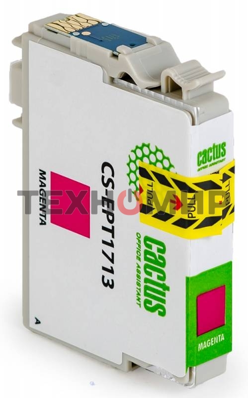 Картридж струйный Cactus CS-EPT1713 17XL пурпурный (10 мл) для Epson XP-33/103/203/207/303/306/403/406