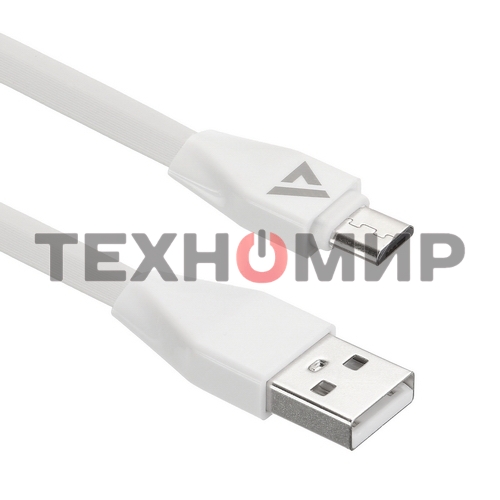 Кабель USB ACD-Life MicroUSB - USB-A TPE, 1м, белый