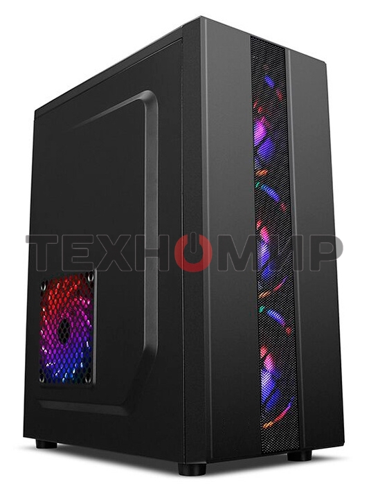 Компьютерный корпус Accord ACC-CL290B черный без БП ATX 2xUSB2.0 1xUSB3.0 audio