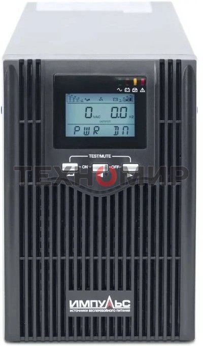 Источник бесперебойного питания Импульс Интерактивная, 2000 ВА/1600 Вт, Tower, IEC, LCD, USB, USB, SmartSlot