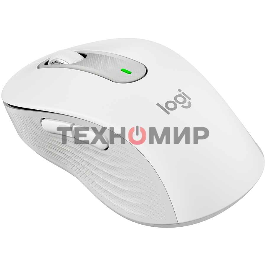 Мышь беспроводная Logitech Signature M650 белый, 4000 dpi, радиоканал, Bluetooth, USB, кнопки - 5