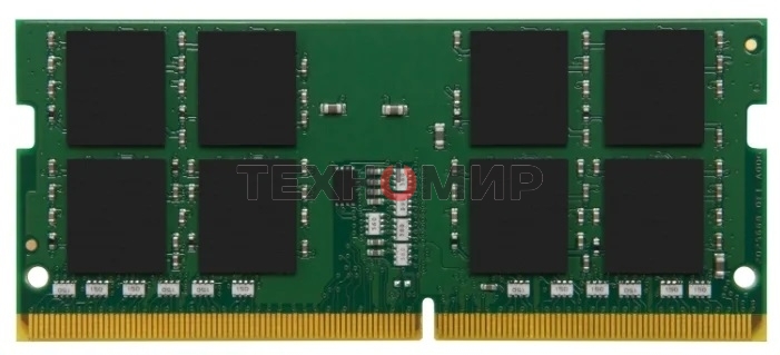 Оперативная память Kingston ValueRAM, DDR4, 32GB (1x32GB), 3200MHz, CL22, SO-DIMM