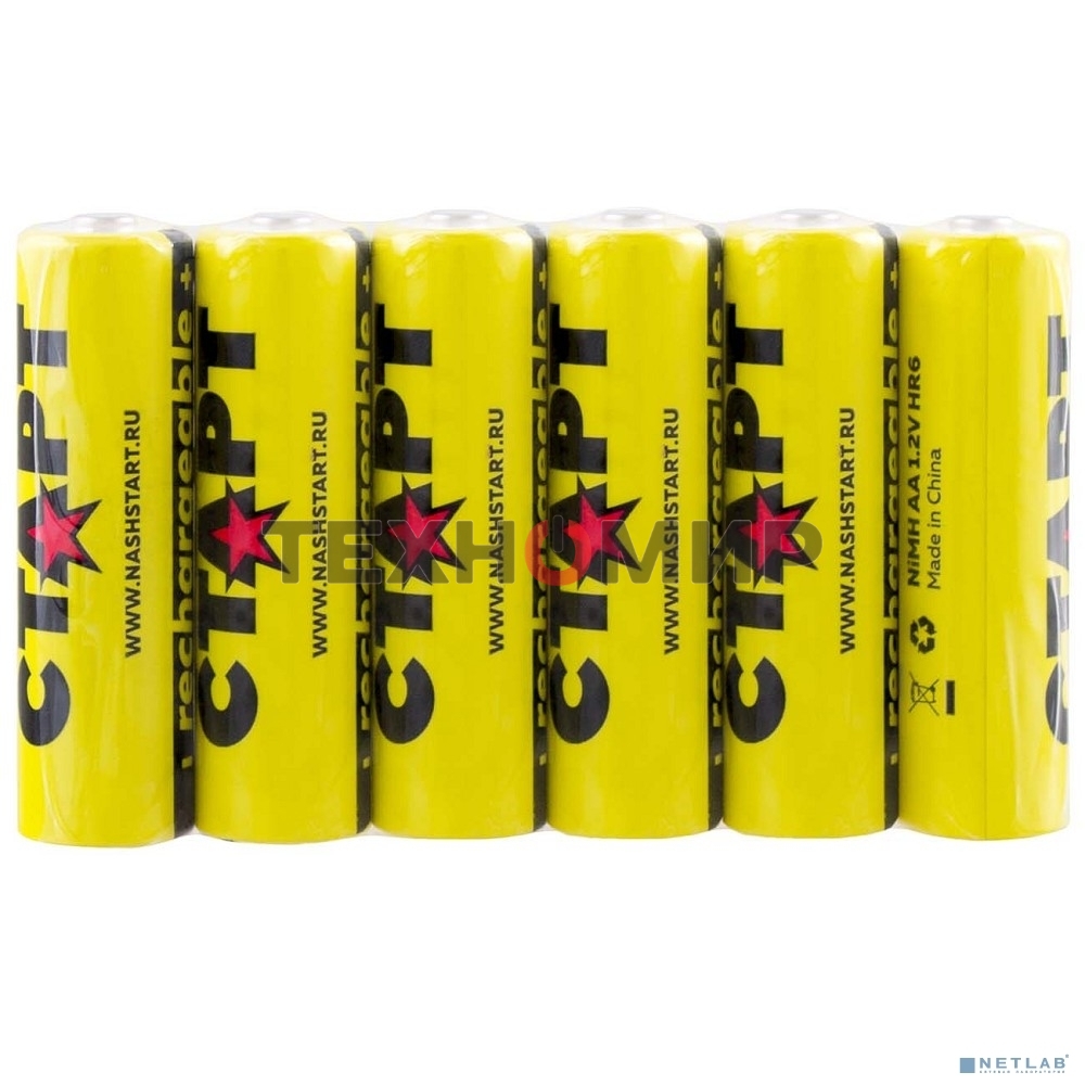 Батарейки СТАРТ HR6 AA 2300mAh NIMH-SH6 42/504 (6 шт)