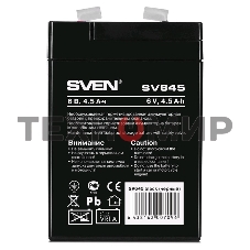 Батарея для ИБП Sven SV645 (6V 4.5Ah)