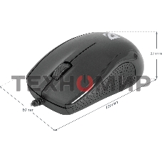 Мышь проводная Defender Optimum MB-160 черный, 1000 dpi, USB, кнопки - 3