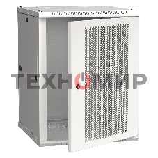 Шкаф монтажный ITK Linea W (LWR3-15U66-PF) 15U 600x450 мм пер. дв. перфор. 90 кг серый 500 мм 200 град. 770 мм