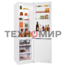 Холодильник Nordfrost NRB 154 W белый матовый двухкамерный 238/115 л морозилка снизу, капельная система