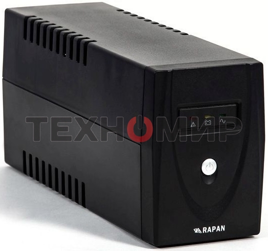 Источник бесперебойного питания RAPAN-UPS 600 220В 600В.А/350Вт меандр с АКБ 7А.ч интерактивный Бастион 739