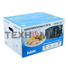 Микроволновая печь BBK 20MWS-722T/B-M/RU черный, 20 л, 700 Вт, переключатели - тактовый/сенсор