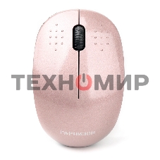 Мышь беспроводная Гарнизон GMW-440-3 розовый, 1000 dpi, радиоканал, USB, кнопки - 3