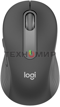 Мышь беспроводная Logitech Signature M650 графитовый, 4000 dpi, радиоканал, Bluetooth, USB, кнопки - 5