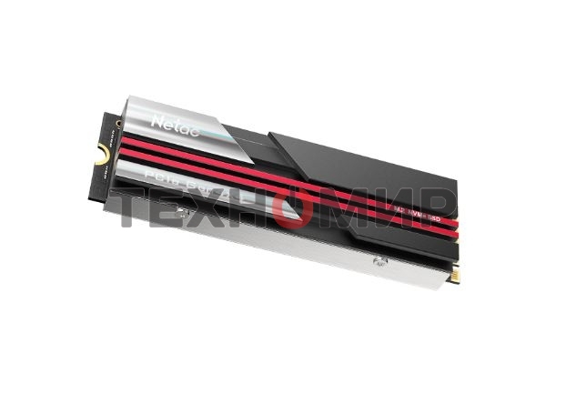 Накопитель SSD Netac NV7000, 2Tb, M.2 2280, PCIe 4.0 x4, NVMe, R/W 7200/6800, с радиатором