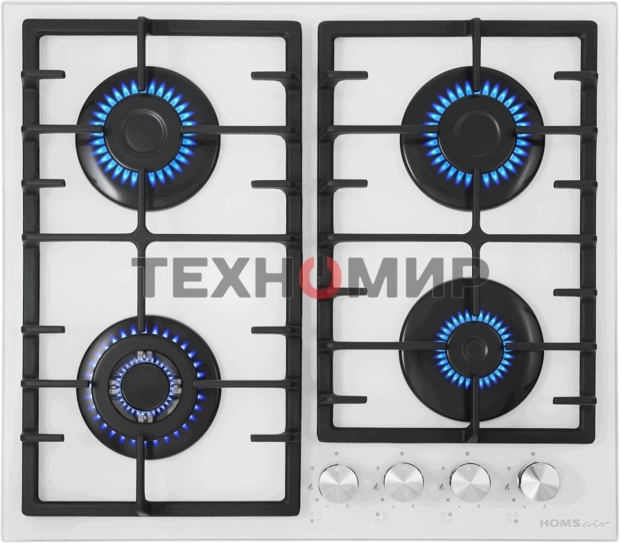 Газовая варочная панель HOMSair HGG646WH