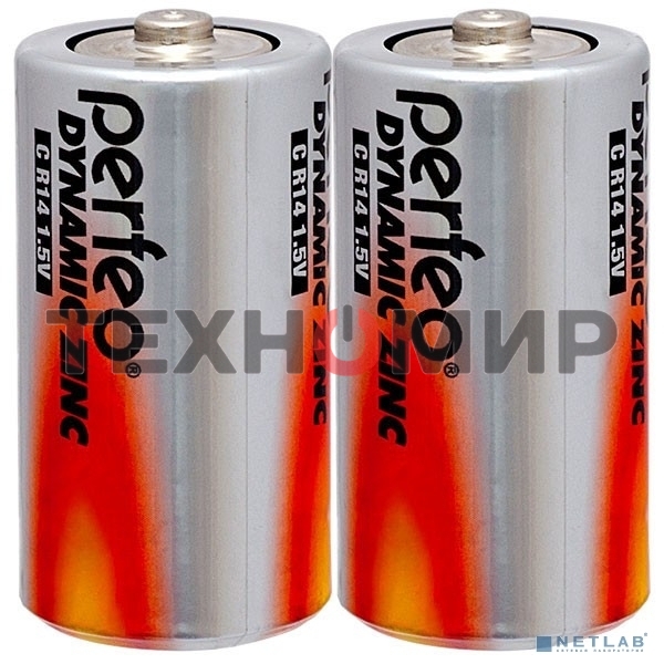 Батарейка Perfeo R14/2SH Dynamic Zinc