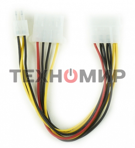 Разветвитель питания Cablexpert CC-PSU-4, Molex->Molex + ATX 4 пин