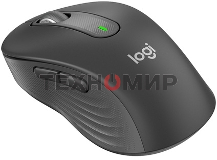Мышь беспроводная Logitech Signature M650 графитовый, 4000 dpi, радиоканал, Bluetooth, USB, кнопки - 5