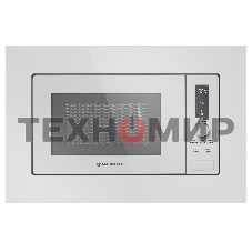 Микроволновая печь встраиваемая Maunfeld JBMO820GW01 белый, 20 л, 1080 Вт, переключатели - сенсор/поворотный механизм