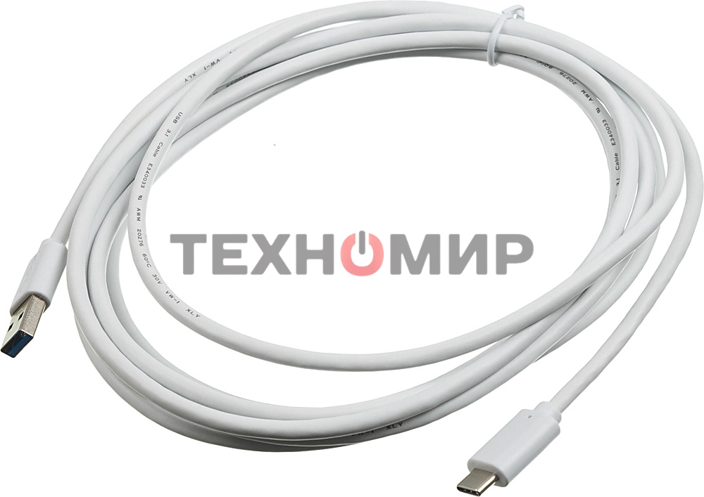 Кабель Buro BHP USB-TPC-3W USB 3.0 A(m) USB Type-C (m) 3м белый