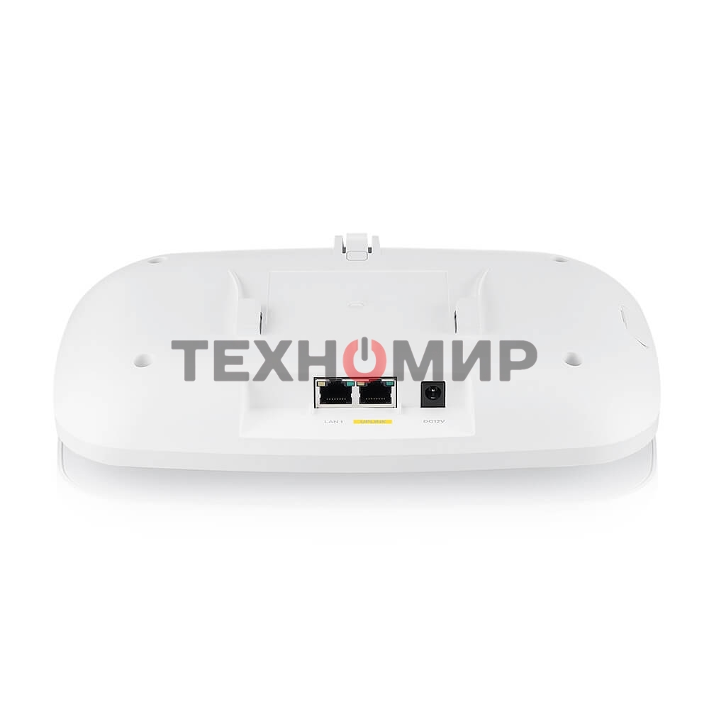 Точка доступа Zyxel NebulaFlex NWA130BE, WiFi 7, 802.11a/b/g/n/ac/ax/be (2,4 и 5 ГГц), MU-MIMO, антенны 2x2, до 688+4320 Мбит/с, 2xLAN 2.5GE, PoE