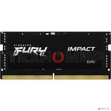 Оперативная память Kingston Fury Impact, DDR5, 8GB (1x8GB), 4800MHz, CL38 SO-DIMM