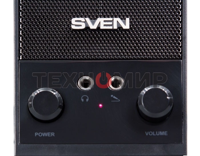 Акустическая система Sven SPS-604 2.0 черный 4Вт