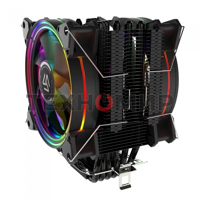 Кулер для процессора Alseye H120D черный, 120 мм, алюминий/медь, 2000 об/мин, 35.5 дБ, 4 pin, 200 Вт, 154 мм