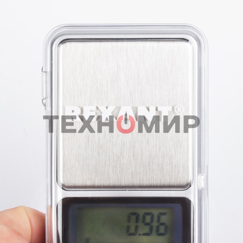 Весы карманные электронные Rexant от 0,01 до 200 грамм