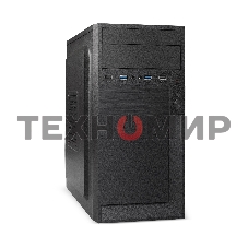 Компьютерный корпус Minitower ExeGate EX291146RUS BAA-105U2-01-AAA400 (mATX, БП AAA400 с вент. 8см, 2*USB+2*USB 3.0, аудио, черный)