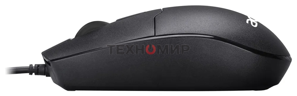 Мышь проводная Acer OMW126 черный, 1200 dpi, USB, кнопки - 3