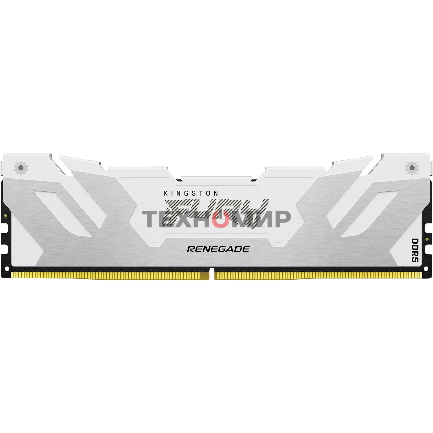 Оперативная память Kingston Fury Renegade, DDR5, 32Gb (1x32Gb), 6400MHz, CL32, DIMM, радиатор, белый