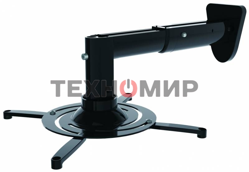 Кронштейн для проектора Cactus CS-VM-PR05B-BK черный макс.10кг настенный и потолочный поворот и наклон