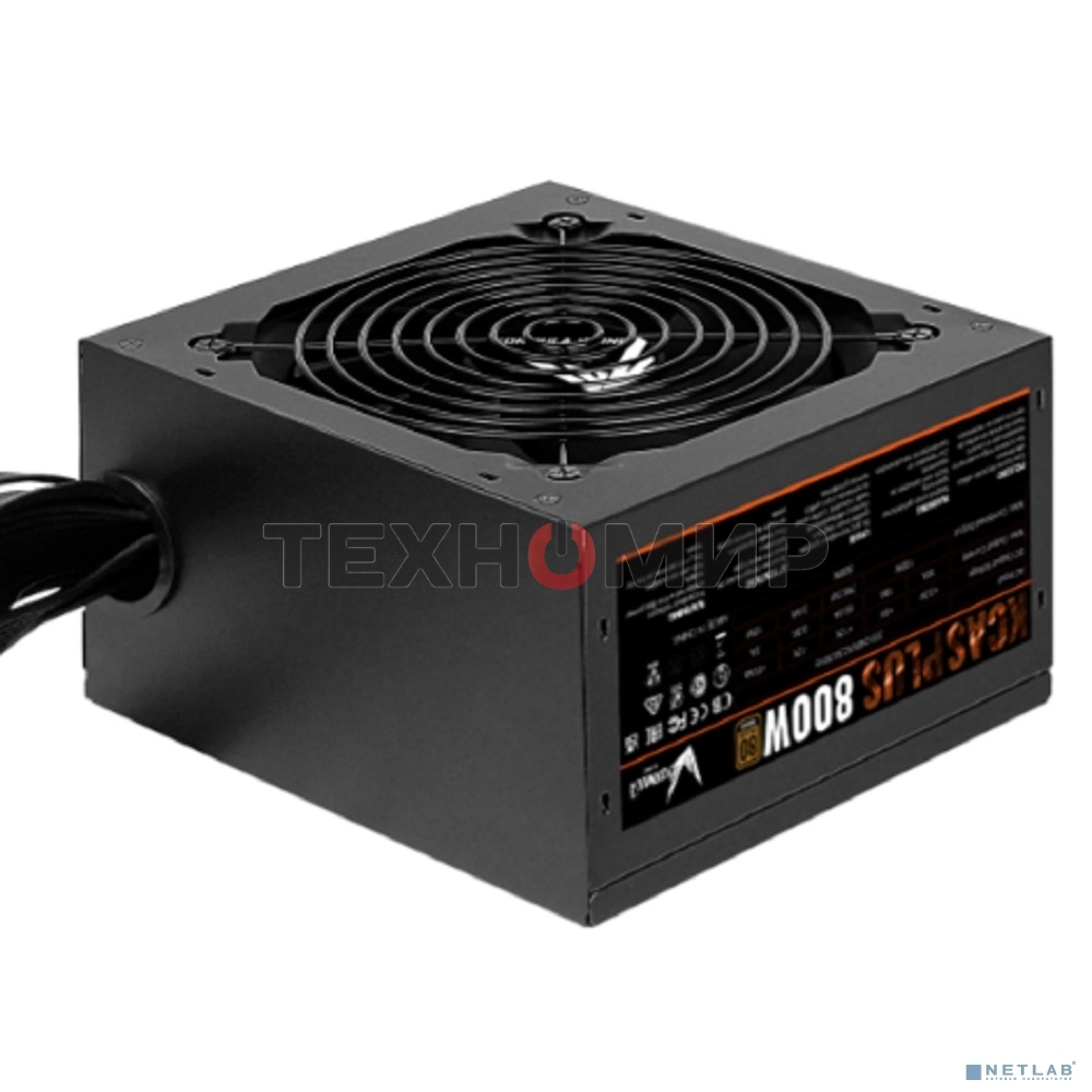 Блок питания Aerocool/Formula KCAS-800W, 800Вт, PLUS 80 PLUS Bronze, 120мм, черный