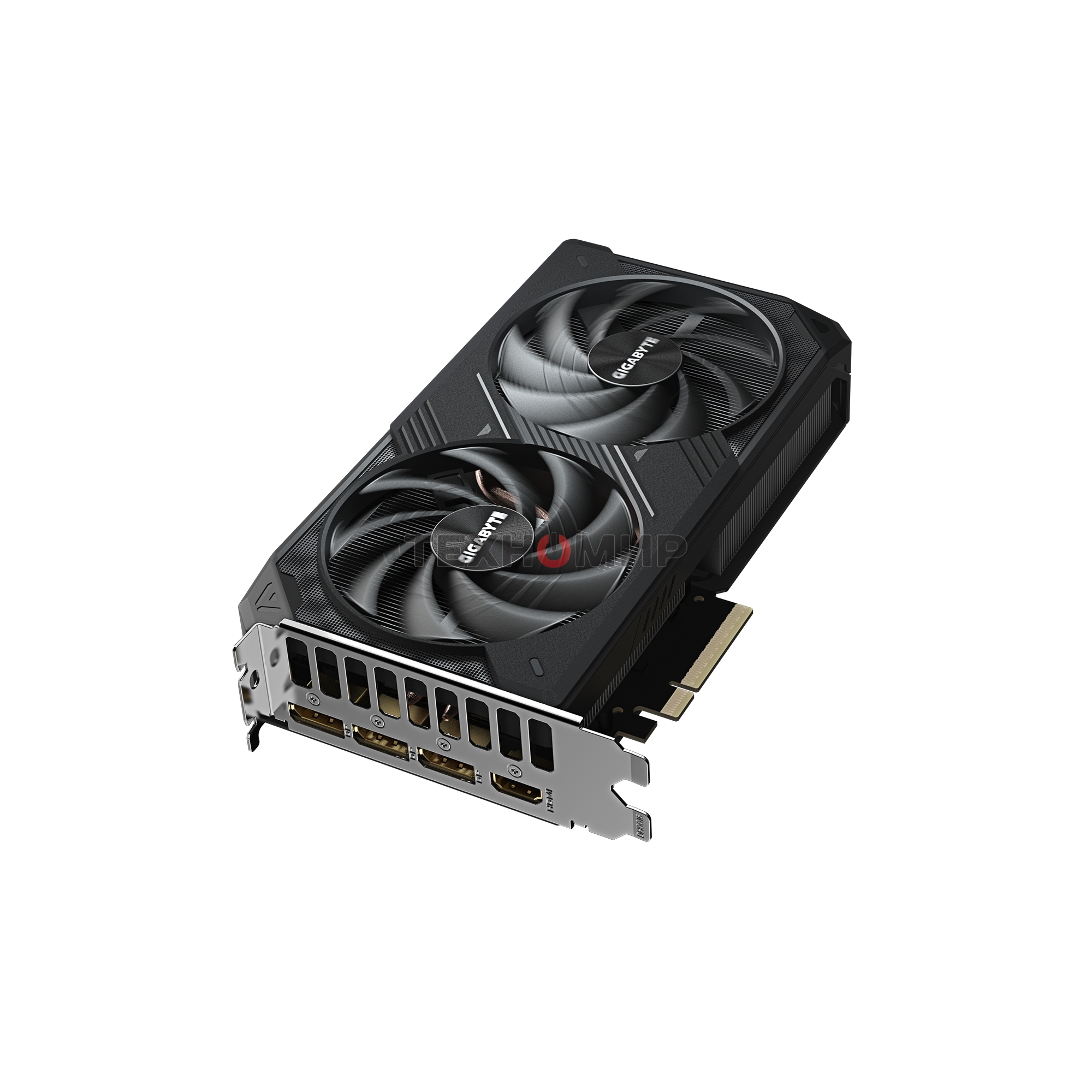 Видеокарта Gigabyte GeForce RTX 5060 Ti Windforce, NVIDIA RTX 5060 Ti, 8 ГБ GDDR7, 128 бит, PCI-e 5.0, 1xHDMI, 3xDP, 2572 МГц