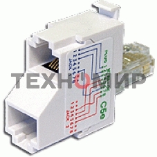 T-адаптер, 1 телефонный и 1 компьютерный порт